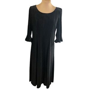 NorthStyle SZ 12 Polka Dot Velvet Dress Whimsigoth Witchy Fairy Grunge Party